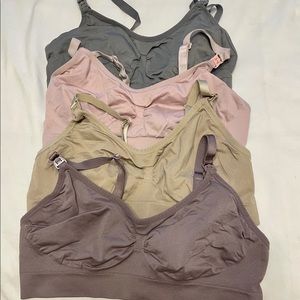 Nursing bras 4 pieces